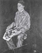 Egon Schiele Portrait of Dr.Franz Martin Haberditzl oil painting reproduction